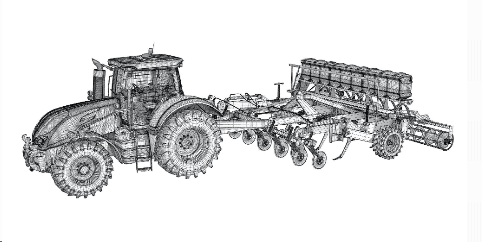 Traktor sa sejalicom